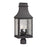 Atlas Forged Jefferson 23''H 3Lt Outdoor Post Light, Charcoal