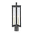 Atlas Lighting Gladwyn 21.5''H 3Lt Outdoor Post Light, Black/Clear