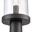 Atlas Lighting Hopkins 20.75''H 1Lt Outdoor Post Light, Black/Clear