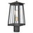 Atlas Lighting Kirkdale 17''H 2Lt Outdoor Post Light, Black/Clear
