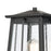 Atlas Lighting Kirkdale 17''H 2Lt Outdoor Post Light, Black/Clear