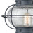 Atlas Lighting Onion 19'' High 1Lt Outdoor Post Light, Zinc/Clear