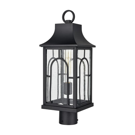 Atlas Lighting Triumph 19.75''H 1Lt Outdoor Post Light, Black/Clear