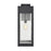 Atlas Lighting Angus 26.25''H 1Lt Outdoor Sconce, Charcoal/Clear