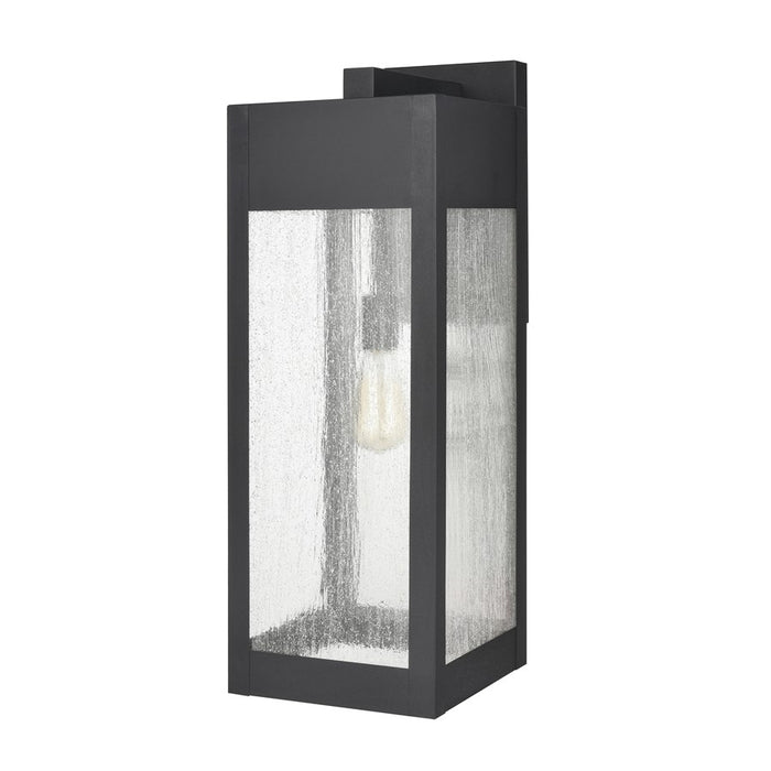 Atlas Lighting Angus 26.25''H 1Lt Outdoor Sconce, Charcoal/Clear