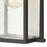Atlas Lighting Braddock 13'' High 1Lt Outdoor Sconce, Bronze/Clear