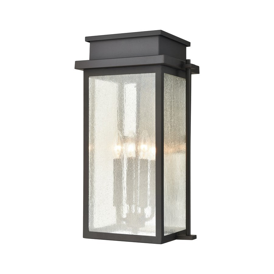 Atlas Lighting Braddock 20'' High 4Lt Outdoor Sconce, Bronze/Clear - OL11293-BZ