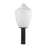 Atlas Lighting Etch 16'' High 1Lt Outdoor Post Light, Black/White