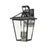 Atlas Lighting Main Street 16''H 3Lt Outdoor Sconce, Black/Clear - OL11339-BK