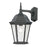 Atlas Lighting Temple Hill 18''H 1Lt Outdoor Sconce, Black/Clear