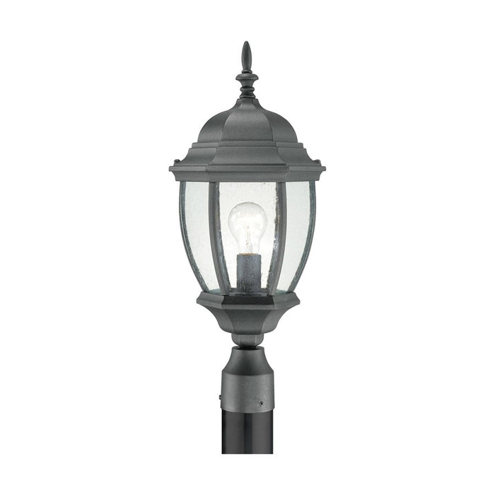 Atlas Covington 21.5''H 1Lt Outdoor Post Light, Black/No Shade