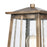 Atlas Lighting Kirkdale 17''H 2Lt Outdoor Post Light, Vintage Brass