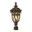 Atlas Lighting Logansport 21''H 1Lt Outdoor Post Light, BZ/Amber