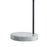 Atlas Lighting Banded Shade 70'' High 1Lt Floor Lamp, Black/White