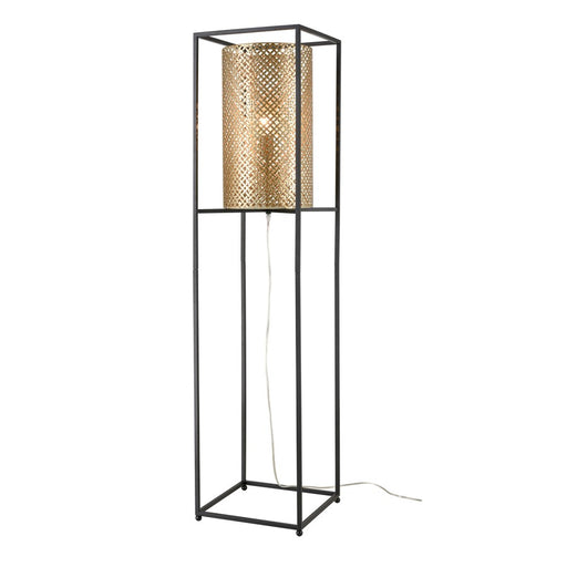 Atlas Lighting Gavia 60'' High 1Lt Floor Lamp, Antique Gold/Gold