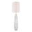 Atlas Lighting Husk 63'' High 1Lt Floor Lamp, White/White