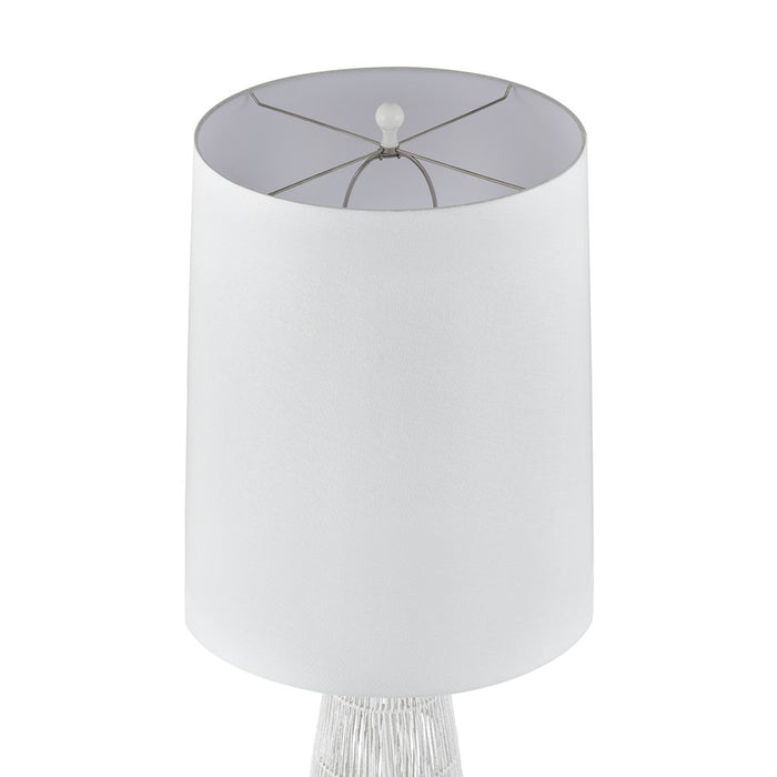 Atlas Lighting Husk 63'' High 1Lt Floor Lamp, White/White