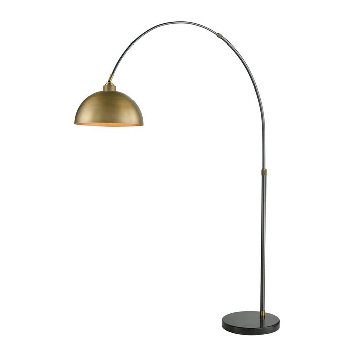 Atlas Lighting Magnus 76'' High 1Lt Floor Lamp, Aged Brass/Gold