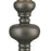 Atlas Lighting Meymac 74'' High 1Lt Floor Lamp, Pewter/White