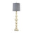 Atlas Lighting Meymac 74'' High 1Lt Floor Lamp, Matte White/Gray