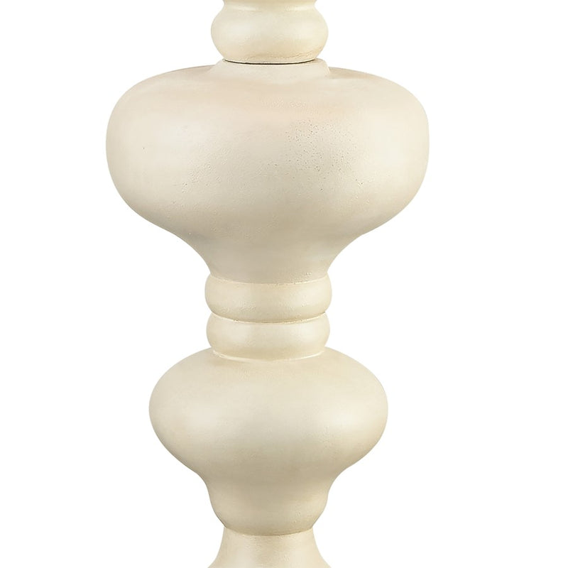 Atlas Lighting Meymac 74'' High 1Lt Floor Lamp, Matte White/Gray