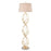 Atlas Lighting Morely 63'' High 1Lt Floor Lamp, Gold Leaf/Brown