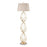 Atlas Lighting Morely 63'' High 1Lt Floor Lamp, Gold Leaf/Brown