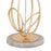 Atlas Lighting Morely 63'' High 1Lt Floor Lamp, Gold Leaf/Brown