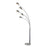 Atlas Lighting Penbrook 83'' High 5Lt Floor Lamp, Chrome/Chrome