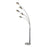 Atlas Lighting Penbrook 83'' High 5Lt Floor Lamp, Chrome/Chrome
