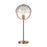 Atlas Lighting Parsons Avenue 24'' High 1Lt Desk Lamp, Brass/Clear