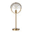Atlas Lighting Parsons Avenue 24'' High 1Lt Desk Lamp, Brass/Clear