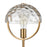 Atlas Lighting Parsons Avenue 24'' High 1Lt Desk Lamp, Brass/Clear