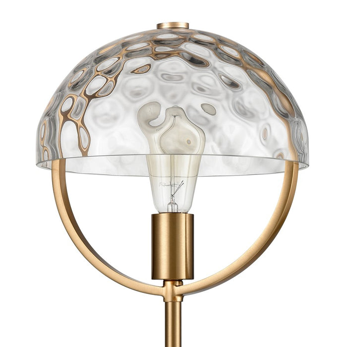 Atlas Lighting Parsons Avenue 24'' High 1Lt Desk Lamp, Brass/Clear