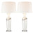Atlas Lighting Abilene 32'' High 1Lt Table Lamp Set of 2, White - PL11027-WHS