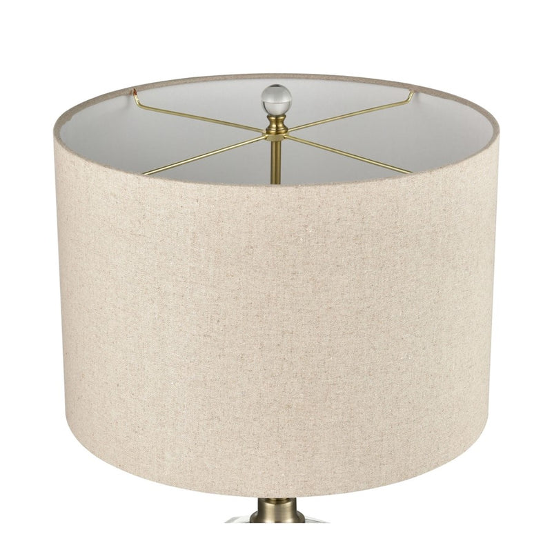 Atlas Lighting Annetta 33''H 2Lt Table Lamp Set of 2, Brass/White