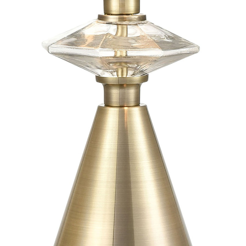 Atlas Lighting Annetta 33''H 2Lt Table Lamp Set of 2, Brass/White