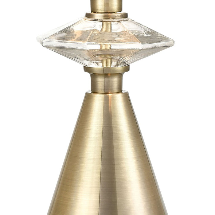 Atlas Lighting Annetta 33''H 2Lt Table Lamp Set of 2, Brass/White