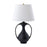 Atlas Lighting Anpell 25'' High 1Lt Table Lamp, Black/White
