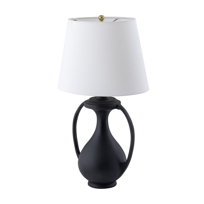 Atlas Lighting Anpell 25'' High 1Lt Table Lamp, Black/White