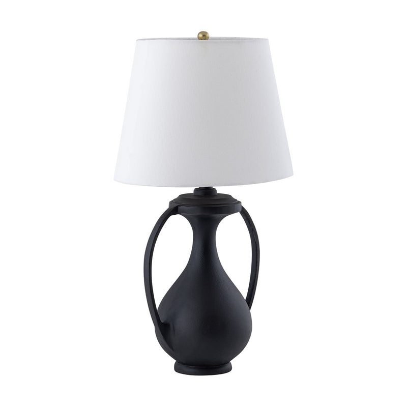 Atlas Lighting Anpell 25'' High 1Lt Table Lamp, Black/White