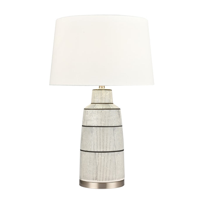 Atlas Lighting Ansley 30'' High 1Lt Table Lamp, Gray/White