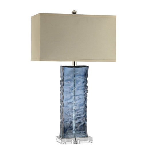 Atlas Lighting Arendell 30'' High 1Lt Table Lamp, Blue/Cream/Ivory