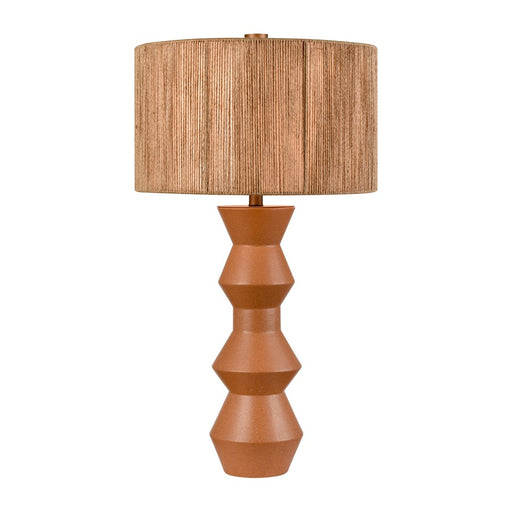 Atlas Lighting Belen 31'' High 1Lt Table Lamp, Ochre/White