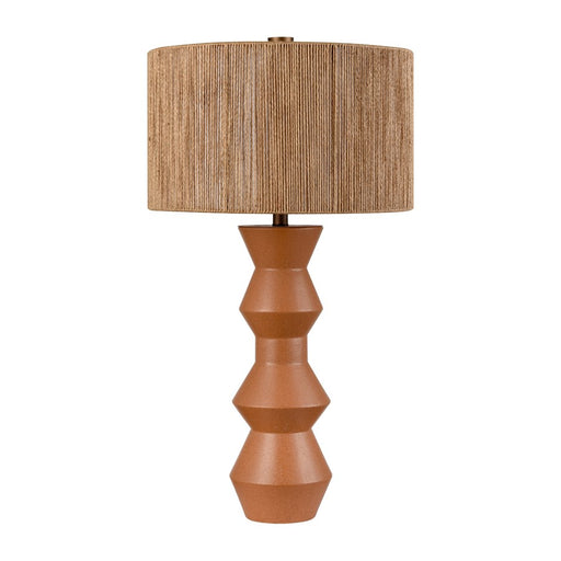Atlas Lighting Belen 31'' High 1Lt Table Lamp, Ochre/White