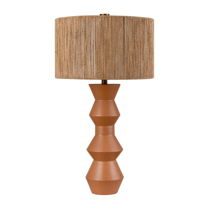 Atlas Lighting Belen 31'' High 1Lt Table Lamp, Ochre/White