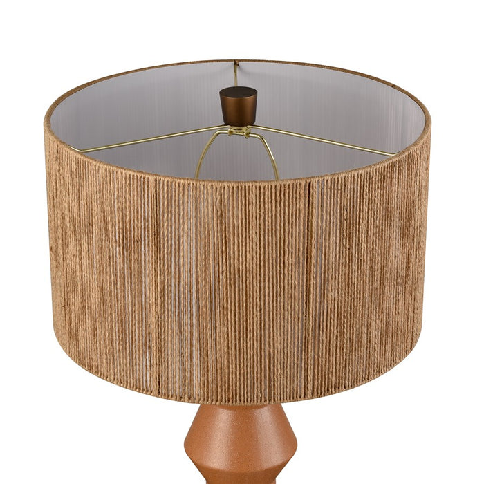 Atlas Lighting Belen 31'' High 1Lt Table Lamp, Ochre/White