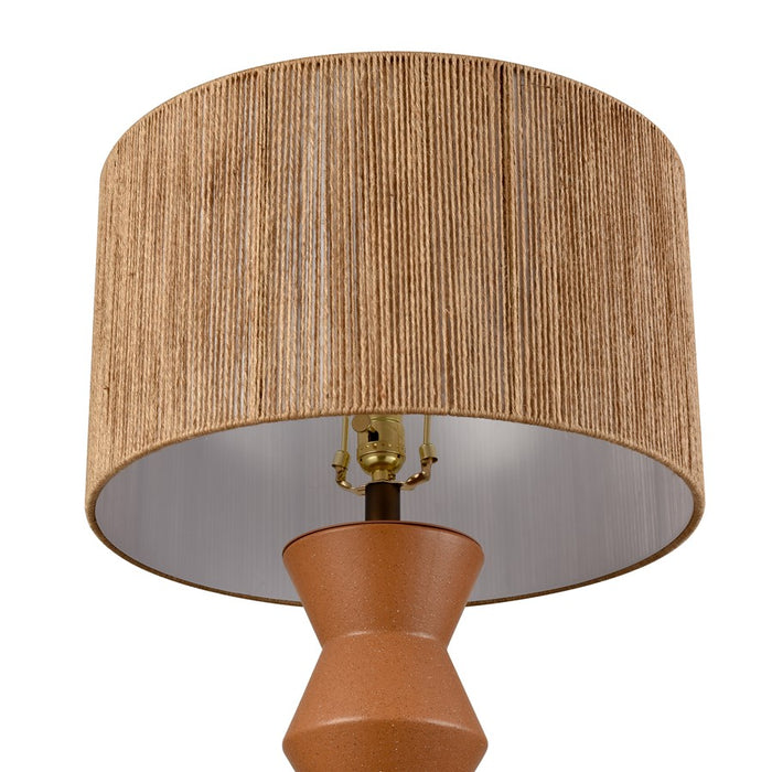 Atlas Lighting Belen 31'' High 1Lt Table Lamp, Ochre/White