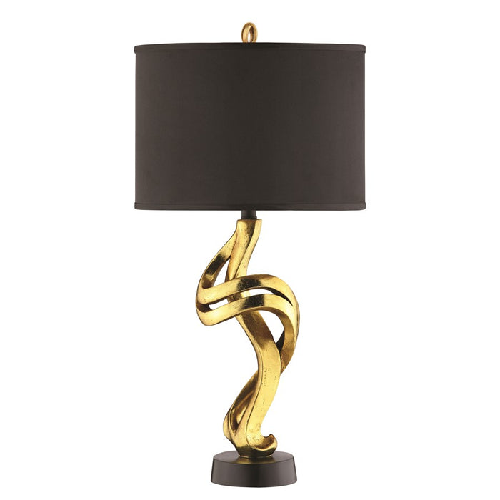 Atlas Lighting Belle 29.88'' High 1Lt Table Lamp, Gold/Black