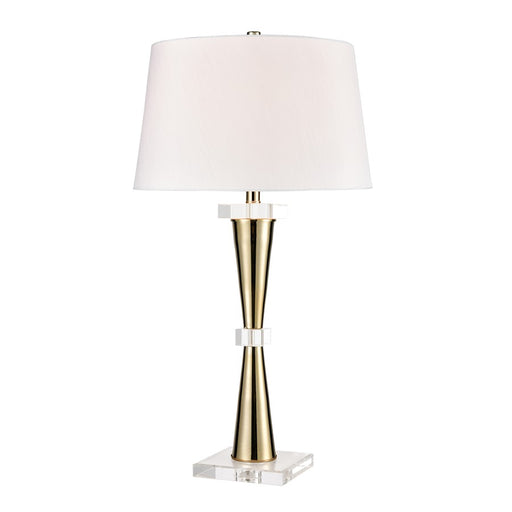 Atlas Lighting Brandt 32'' High 1Lt Table Lamp, Gold/White